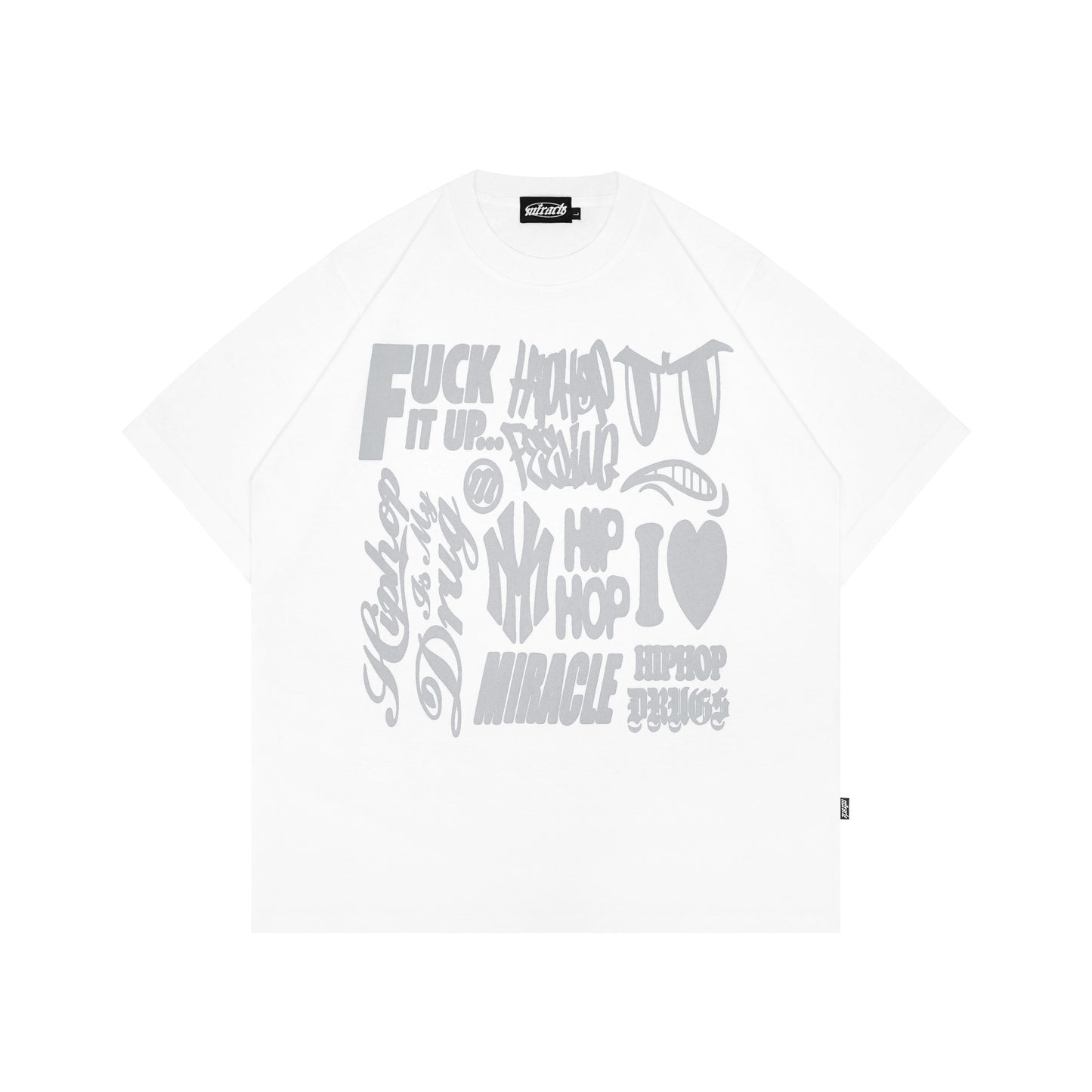 Miracle Mates - Lanzer White Oversized T Shirt