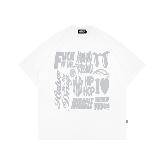 Miracle Mates - Lanzer White Oversized T Shirt