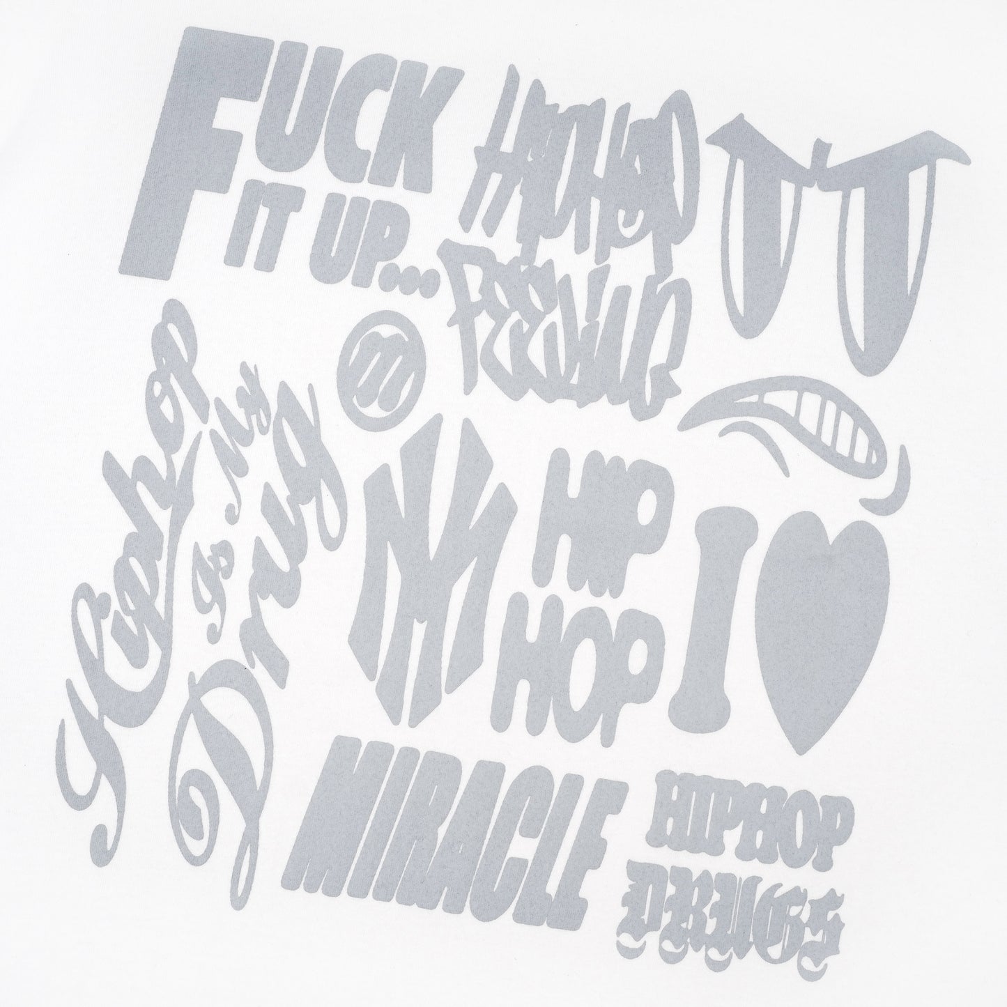 Miracle Mates - Lanzer White Oversized T Shirt