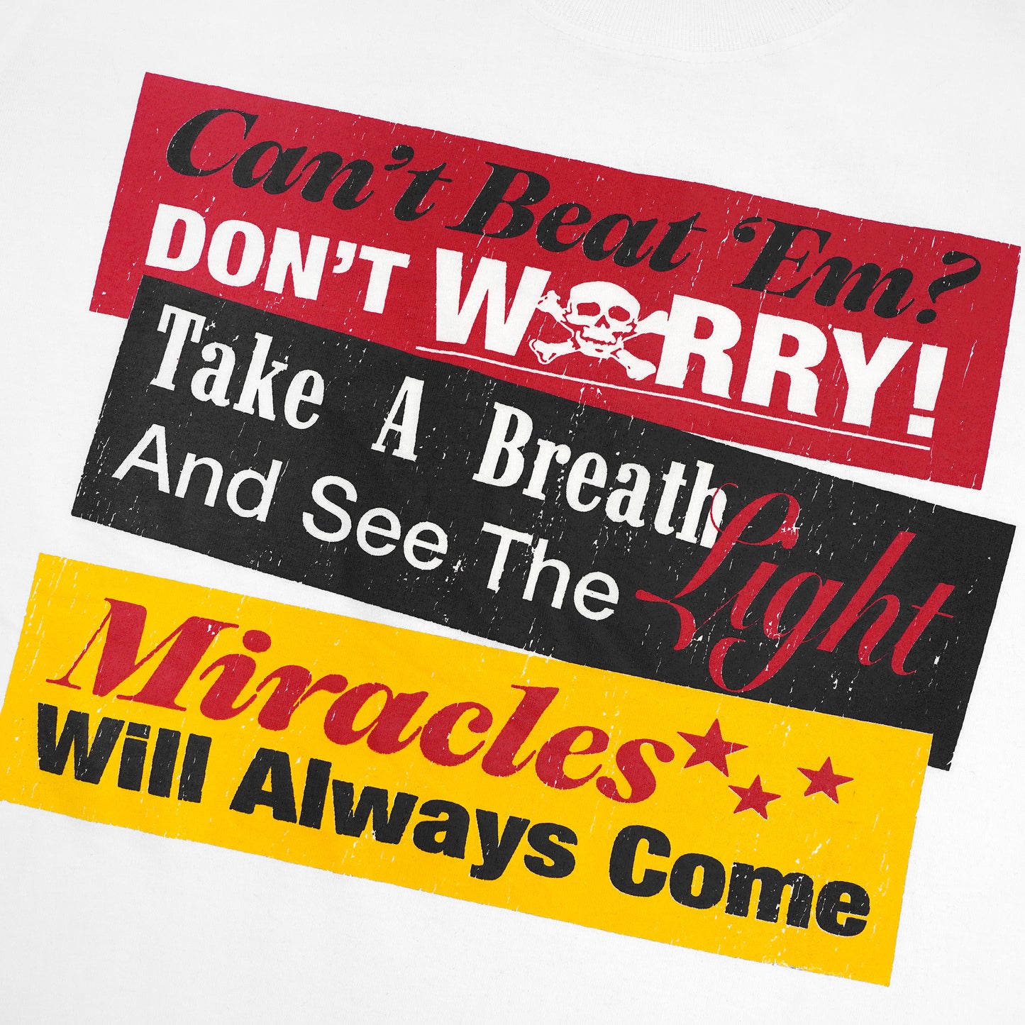 Miracle Mates - Posta Oversized White T Shirt