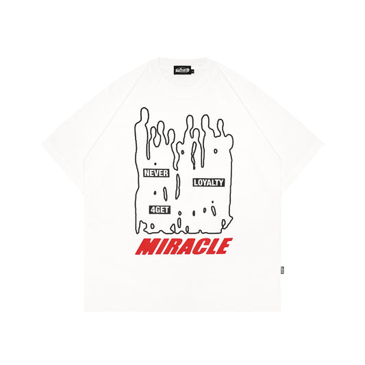 Miracle Mates - Goosed White Oversized T Shirt