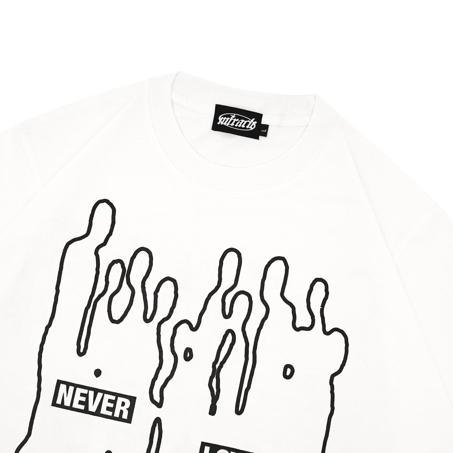 Miracle Mates - Goosed White Oversized T Shirt