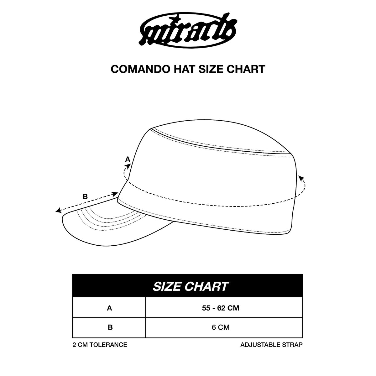 Testa Black Komando Hat