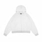 Miracle Mates - Prosty Misty Grey Boxy Zip Hoodie