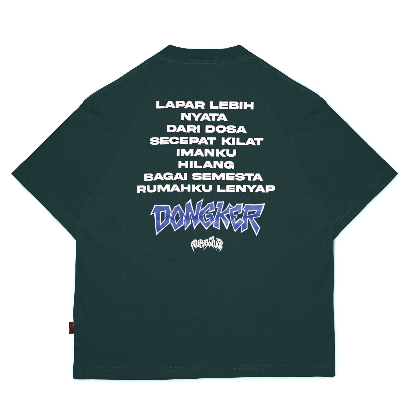 Miracle Mates - Reruntuh Kota Green T Shirt Collaboration Dongker