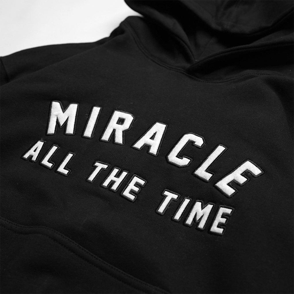 Miracle Mates - All The Time Black Hevyweight Hoodie