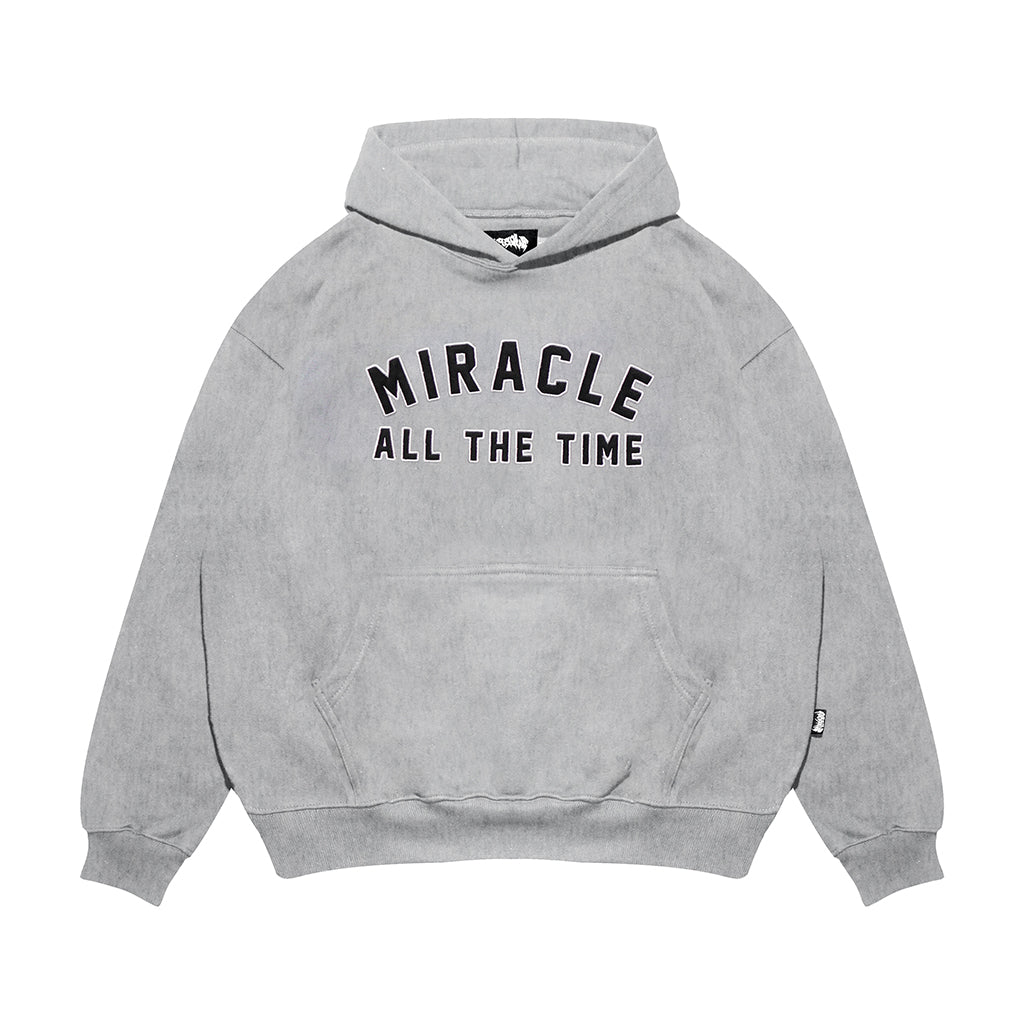 Miracle Mates - All The Time Misty Grey Hevyweight Hoodie