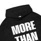 More Than Bi+ch Black Boxy Hoodie