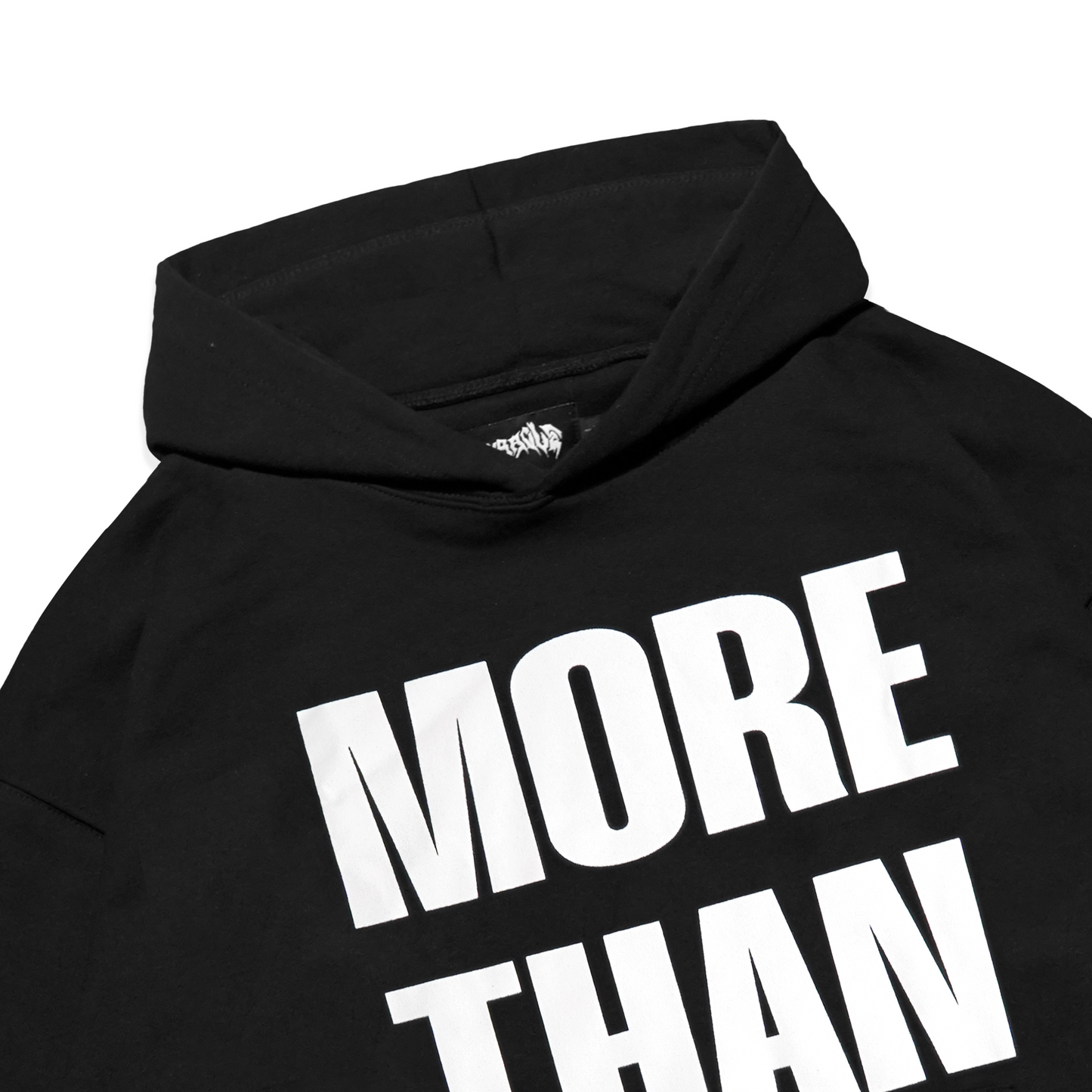 More Than Bi+ch Black Boxy Hoodie