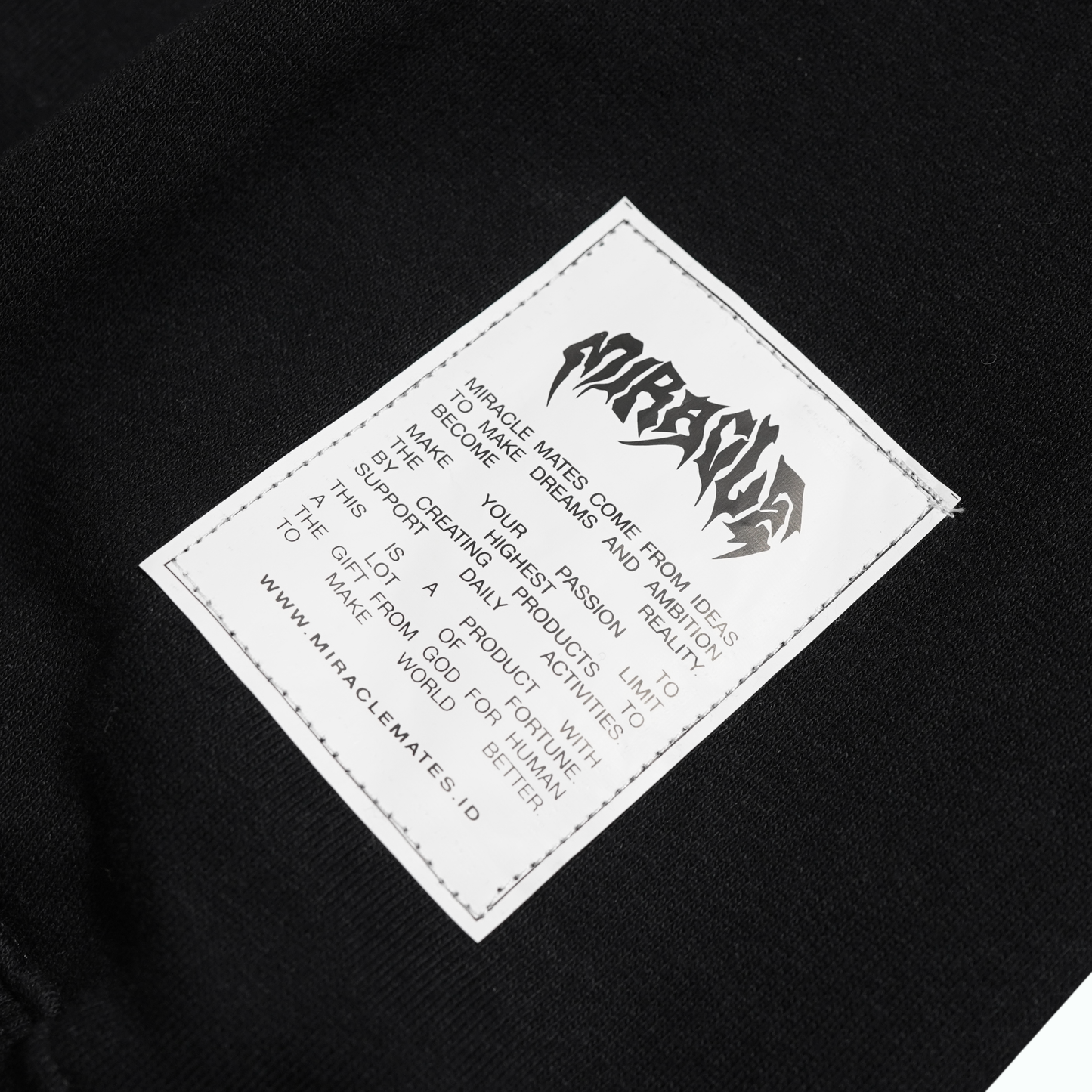 More Than Bi+ch Black Boxy Hoodie
