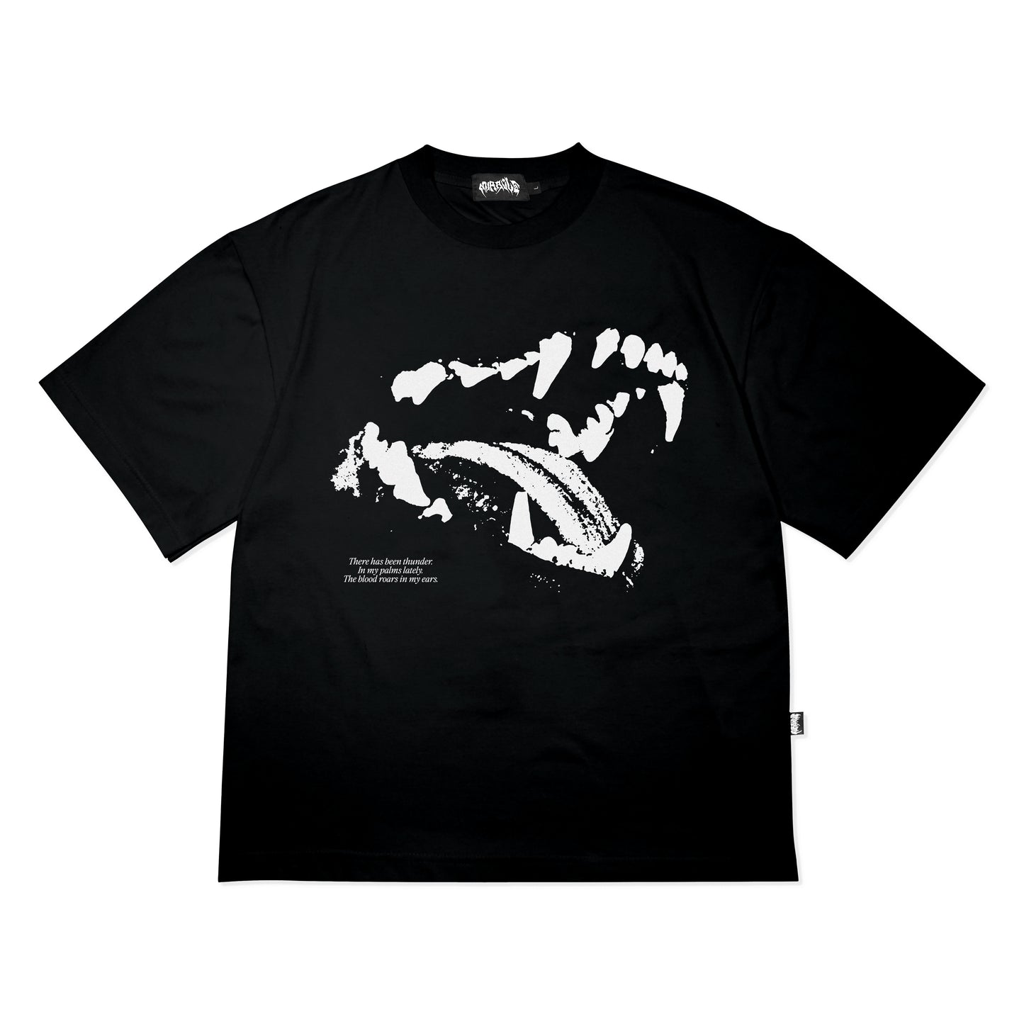 Miracle Mates - Roars Black Oversized T Shirt