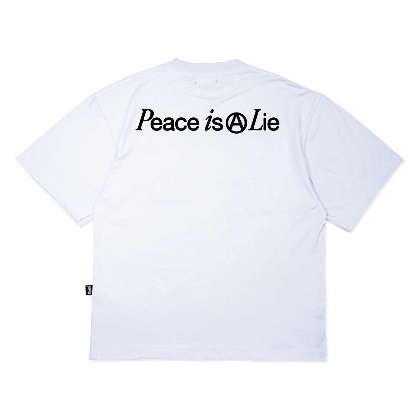 Miracle Mates - Peace Is A Lie Kaos Putih Ukuran Besar