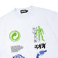 Miracle Mates - Solutions White Oversized T Shirt