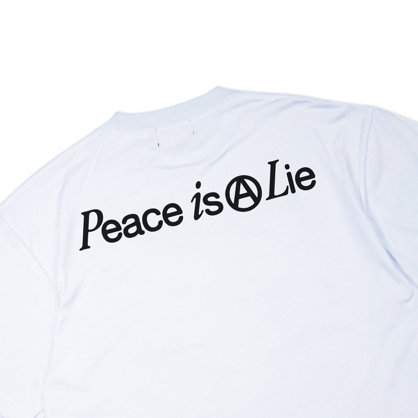Miracle Mates - Peace Is A Lie Kaos Putih Ukuran Besar