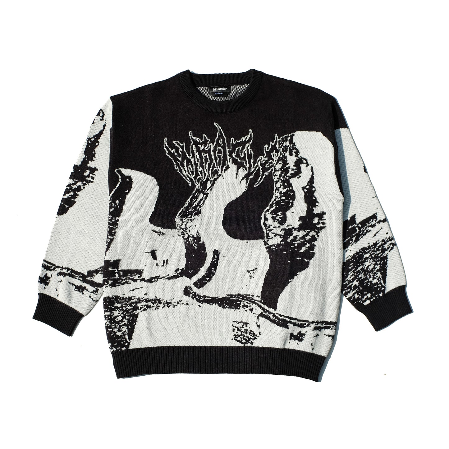 Miracle Mates - Lysergic Knit Sweatshirt