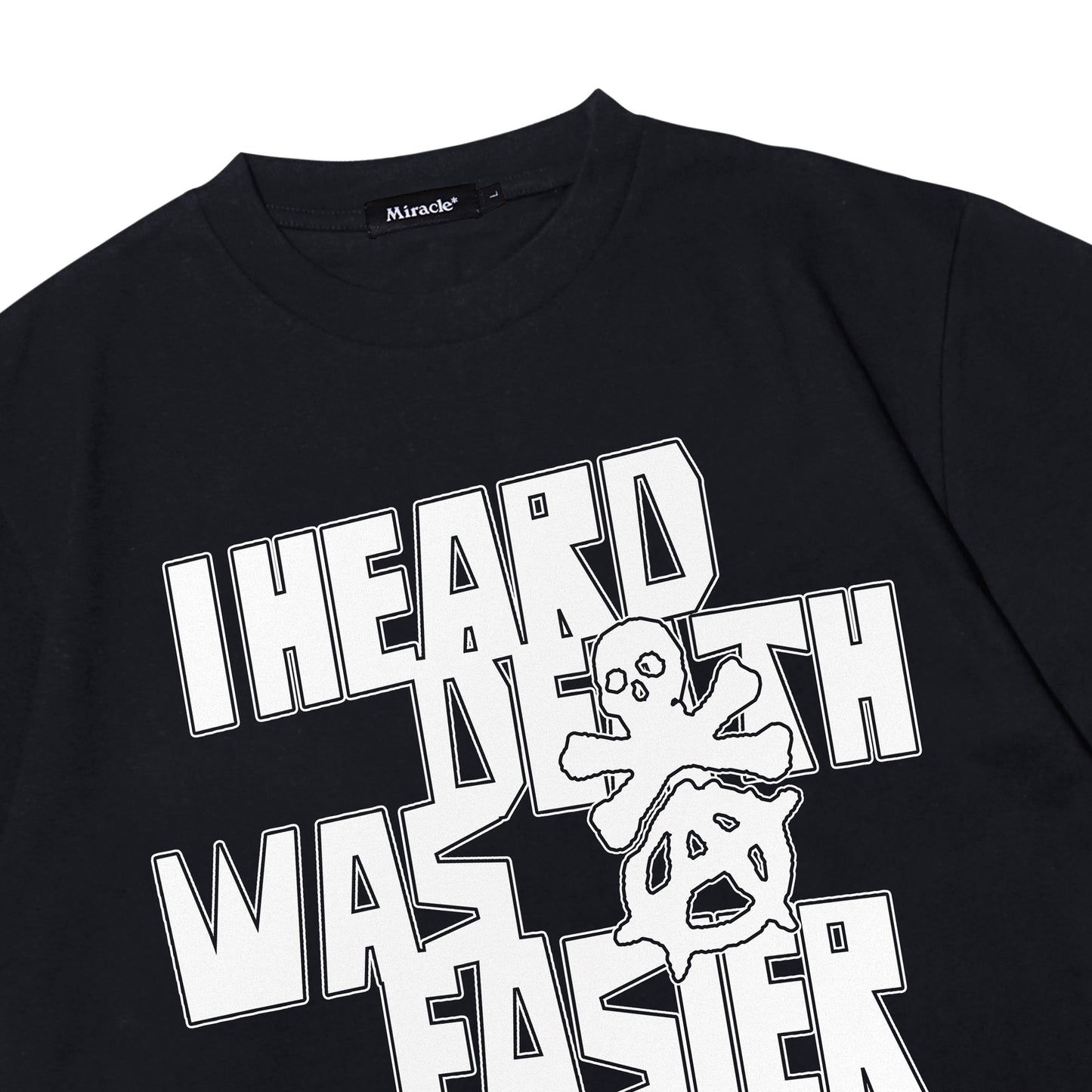 Miracle Mates - Better Of Dead Black Oversized T Shirt