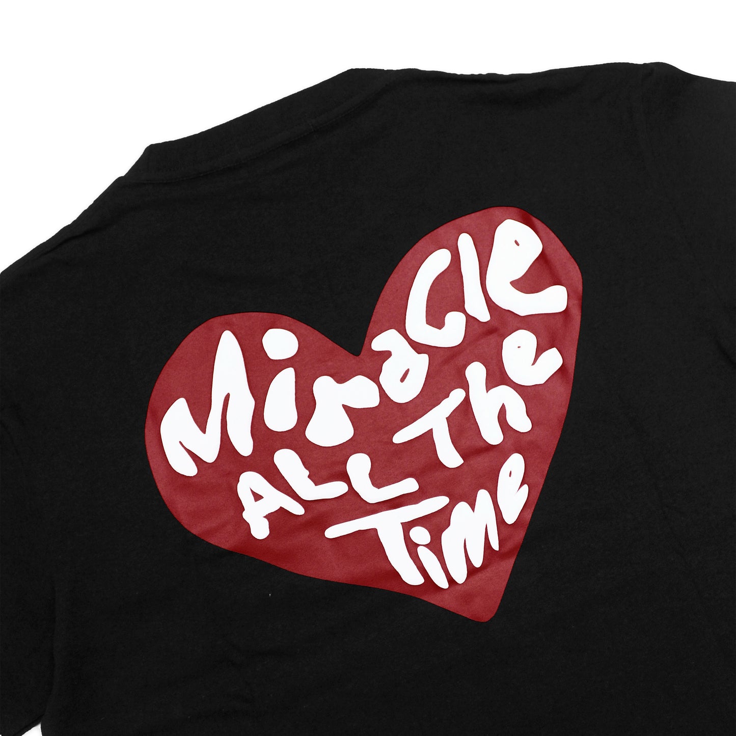 Miracle Mates - Lovers Kid Black Oversized T Shirt