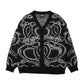 Miracle Mates - Cuffs Black Cardigan Knit