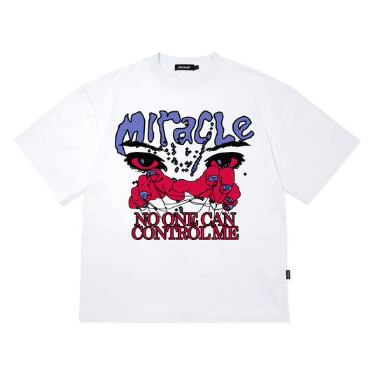 Miracle Mates - Decide White Oversized T Shirt
