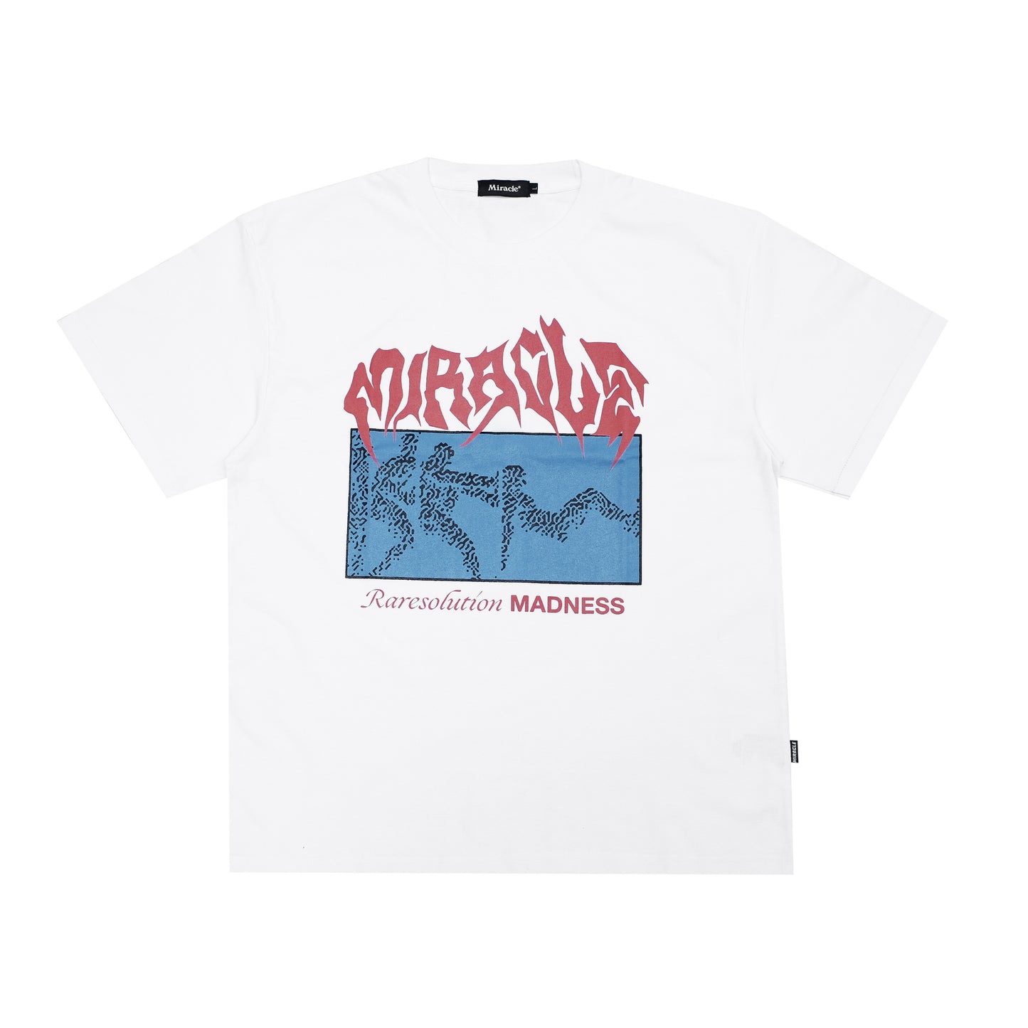 Miracle Mates - Fracture White Oversized T Shirt