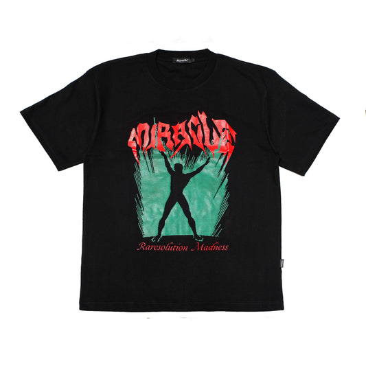 Miracle Mates - Outburst Black Oversized T Shirt
