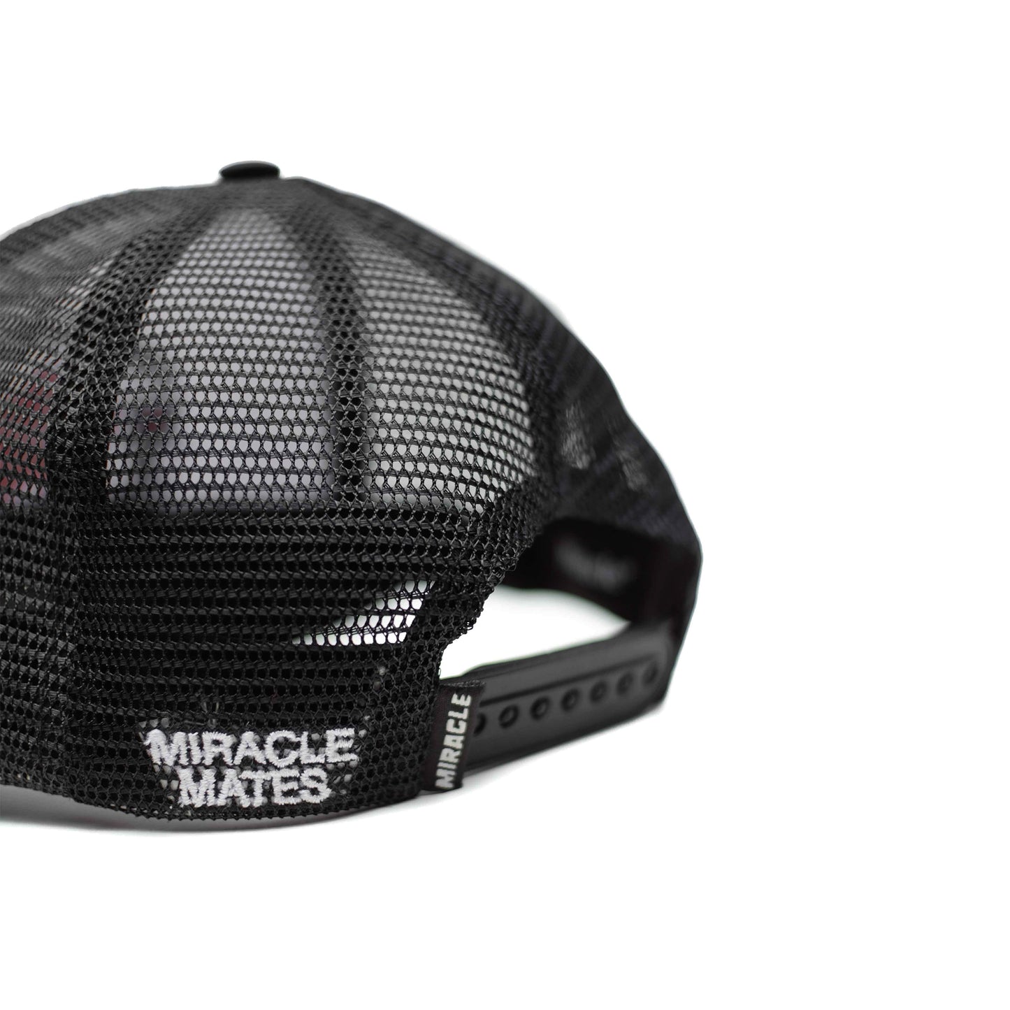 Miracle Mates - Rosette Trucker Cap Black