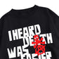 Miracle Mates - Dreary Black Raw Cut Crewneck