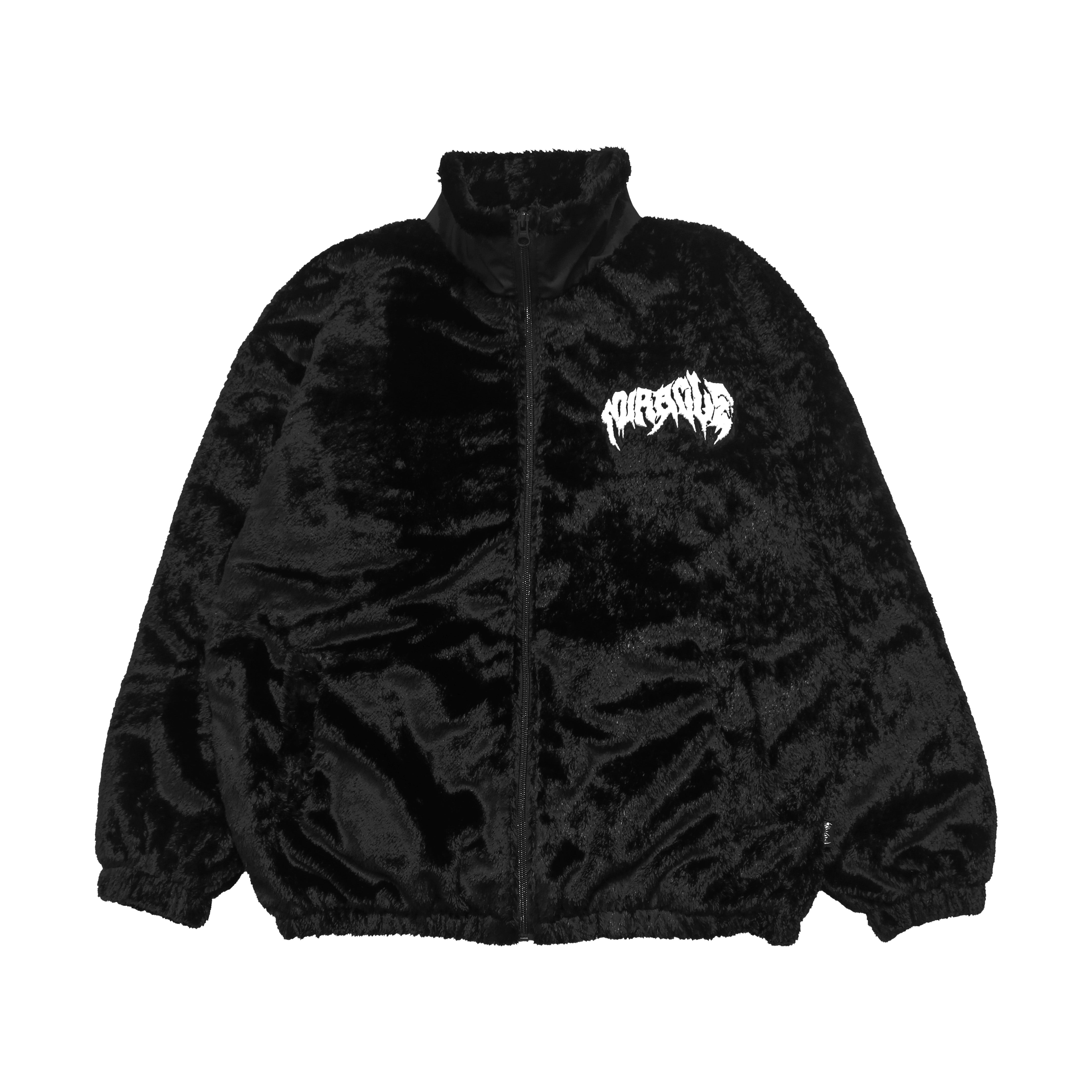 Supreme faux fur online bomber jacket black