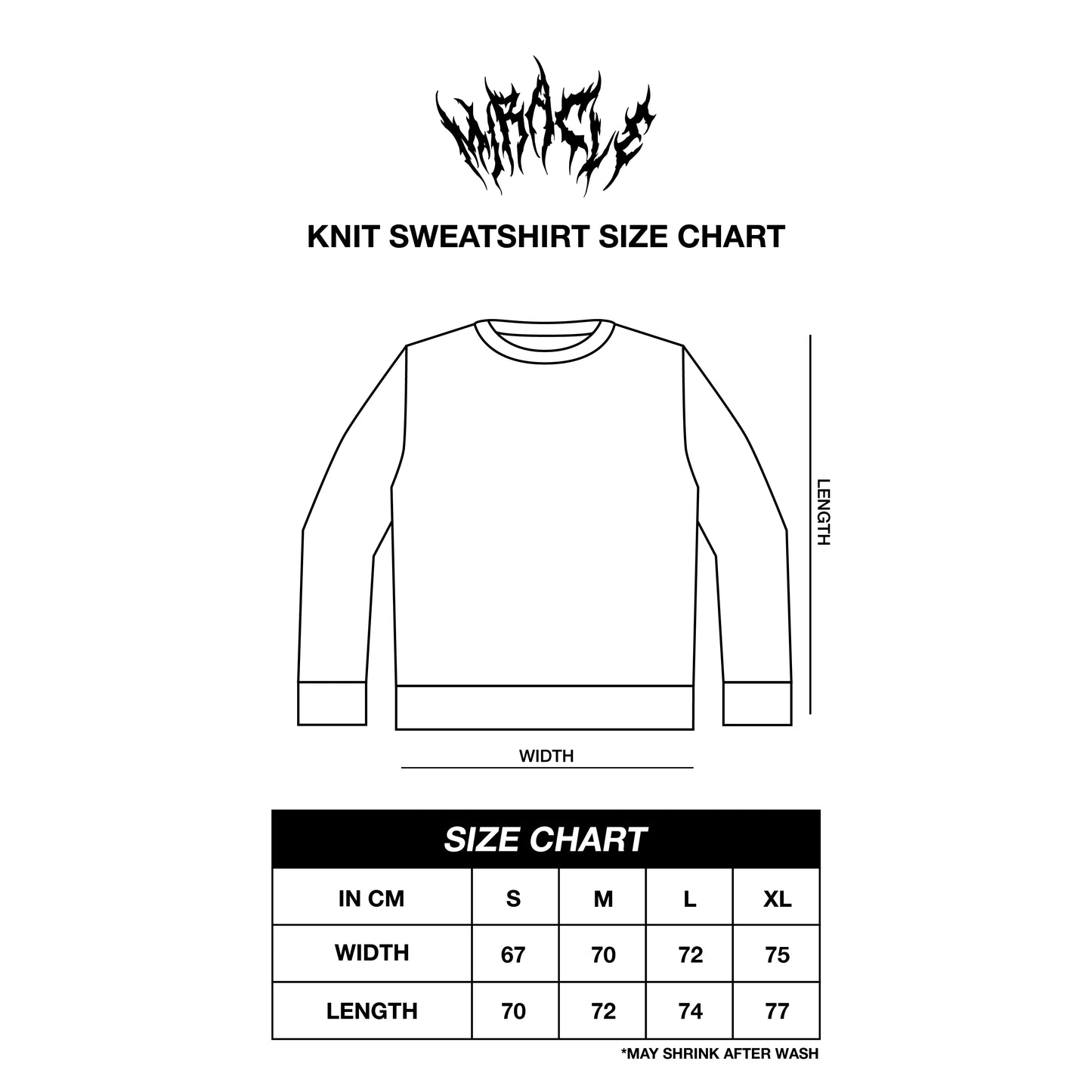 Miracle Mates - Lysergic Knit Sweatshirt